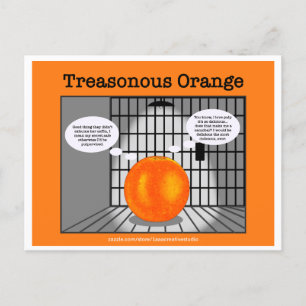 Cartão Postal Laranja traiçoeiro... visão do fazer