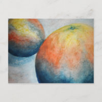 laranjas aquarela