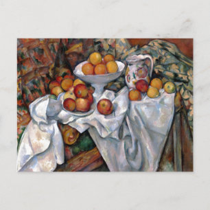 Cartão Postal Laranjas da Vida Estática - Paul Cezanne Pintura