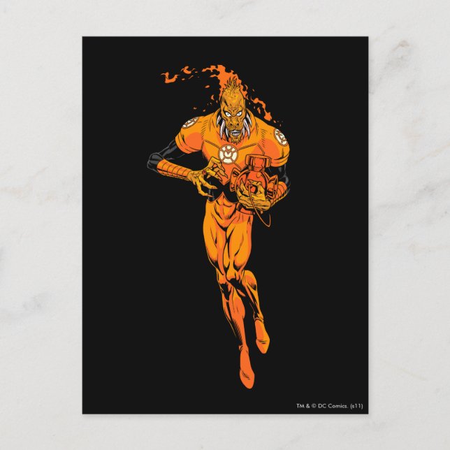 Cartão Postal Larfleeze - Agent Orange 4 (Frente)