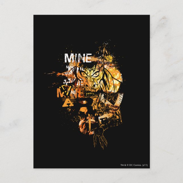 Cartão Postal Larfleeze - Agente Laranja 11 (Frente)