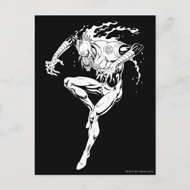 Cartão Postal Larfleeze - Agente Laranja 3 (Frente)