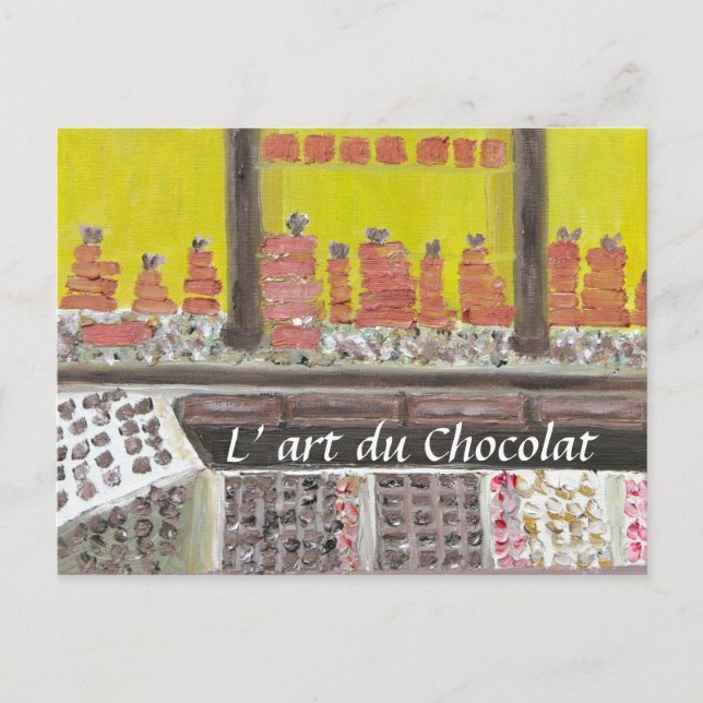 Cartão Postal L'art du Chocolat (Frente)