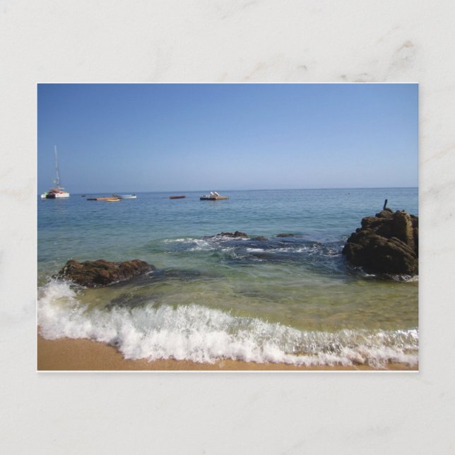 Cartão Postal Las Caletas Beach em Puerto Vallarta, México (Frente)