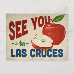 Cartão Postal Las Cruces Novo México Apple - Viagens vintage