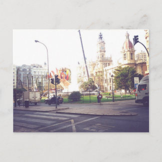 Cartão Postal Las Fallas De Valencia Spain