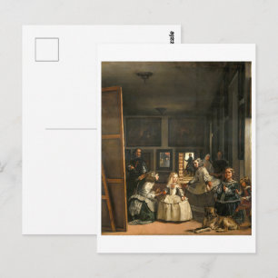Cartão Postal Las Meninas Diego Velázquez