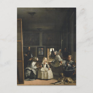 Cartão Postal Las Meninas Diego Velázquez Fine Art