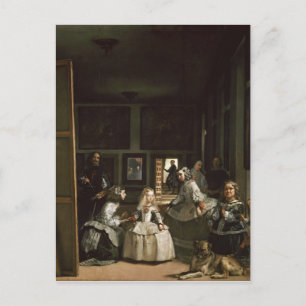 Cartão Postal Las Meninas por Diego Velazquez