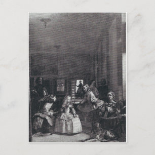 Cartão Postal "Las Meninas." por Velazquez