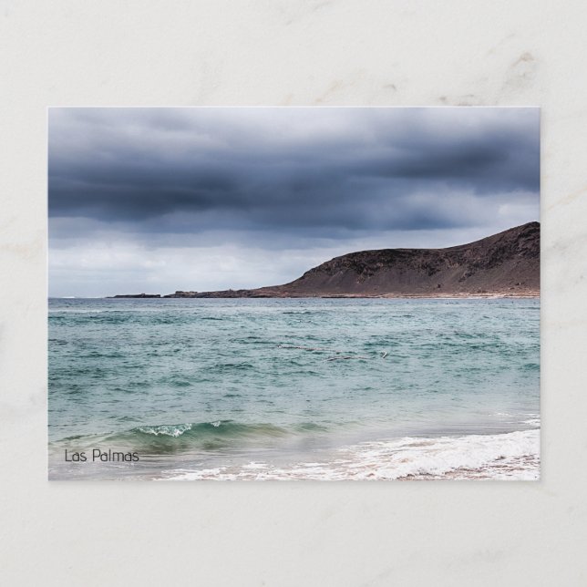 Cartão Postal Las Palmas Beach (Frente)