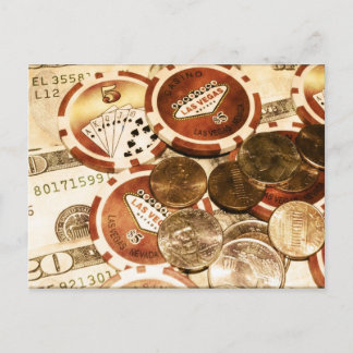 Cartão Postal Las Vegas Currency