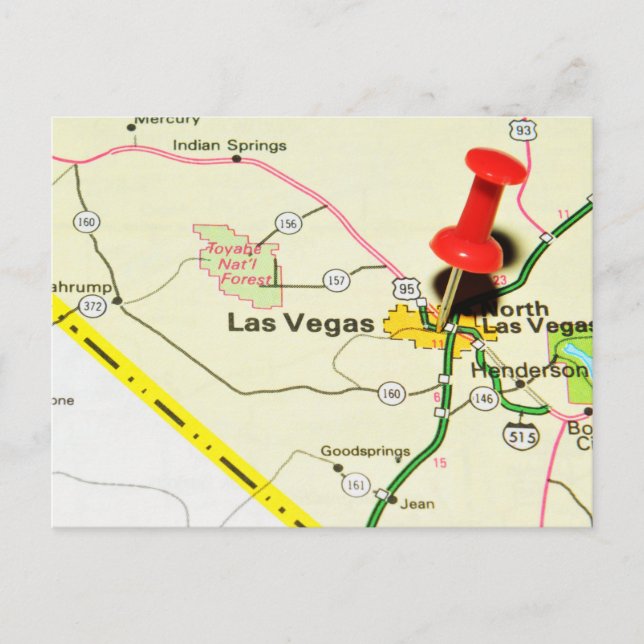 Cartão Postal Las Vegas, Nevada (Frente)