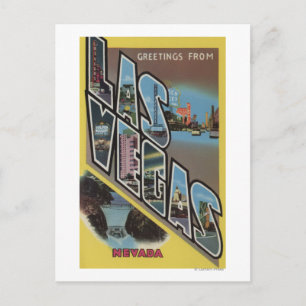 Cartão Postal Las Vegas, Nevada - Grandes Cenas de Letra