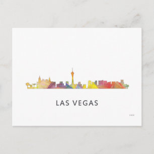 CARTÃO POSTAL LAS VEGAS, NEVADA SKYLINE WB1 -