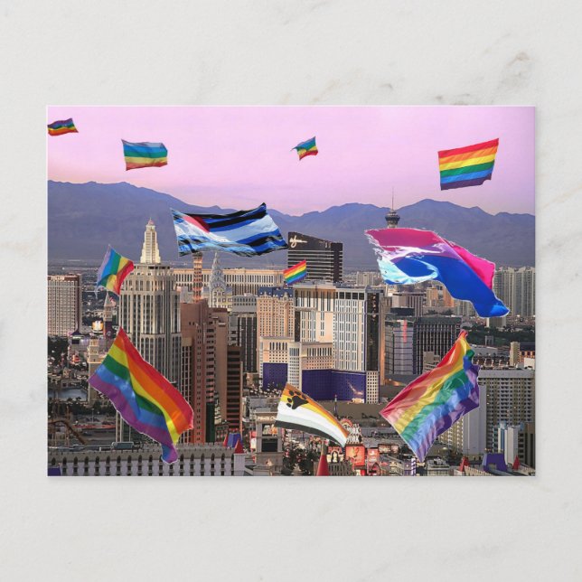 Cartão Postal Las Vegas Pride (Frente)