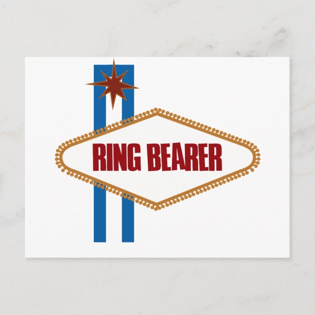 Cartão Postal Las Vegas Ring Bearer (Frente)