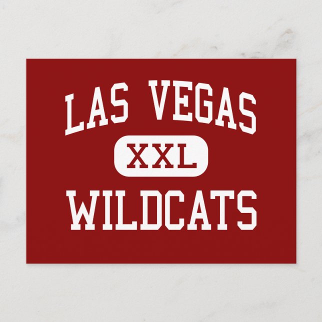Cartão Postal Las Vegas - Wildcats - High - Las Vegas Nevada (Frente)