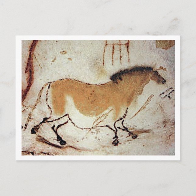 CARTÃO POSTAL LASCAUX HORSE (Frente)