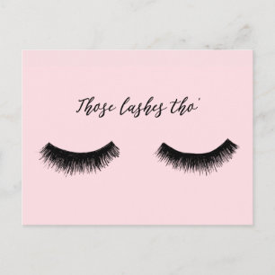 Cartão Postal Lash Chat - Aquelas Lashes