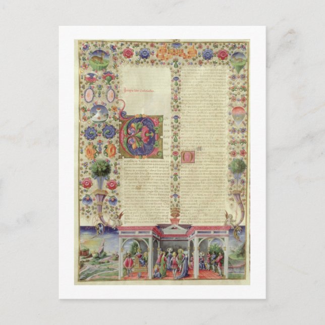 Cartão Postal Lat 422 VolI fol.280v O Início do Livro de (Frente)