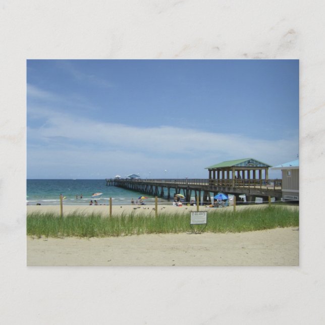 Cartão Postal Lauderdale pelo Mar, Fort Lauderdale Flórida (Frente)