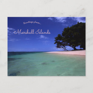 Cartão Postal Laura Beach Marshall Islands