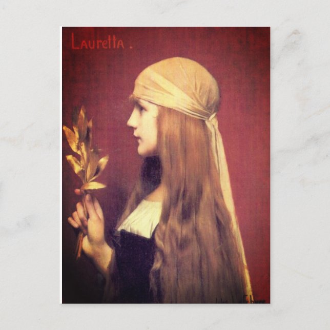 Cartão Postal Lauretta (do Decameron) (Frente)