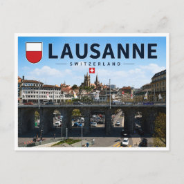 Cartão Postal Lausana - Suíça