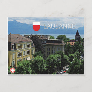 Cartão Postal Lausanne - Cartão-postal de Suiça