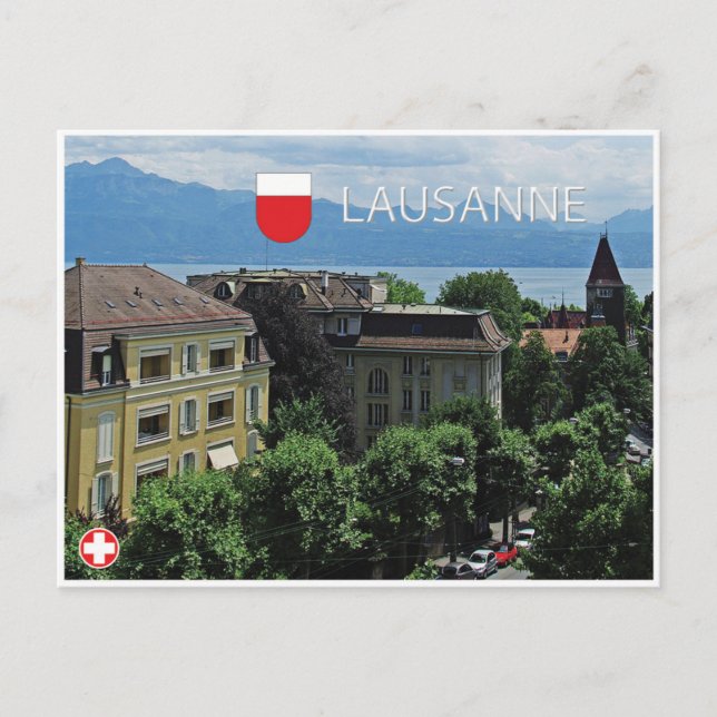 Cartão Postal Lausanne - Cartão-postal de Suiça (Frente)