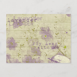 Cartão Postal Lavanda