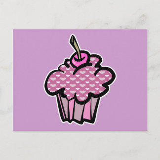 Cartão Postal LAVANDA e CUPCAKE