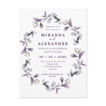 Lavanda floral casado de wreath