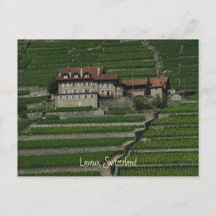 Cartão Postal Lavaux, Suiça