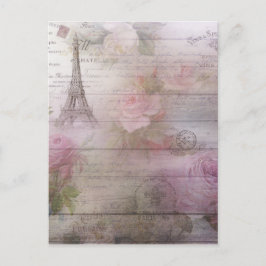 Cartão Postal Lavender Decoupage