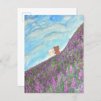 Cartão Postal "Lavender Memory" Postcard & Envelope Set