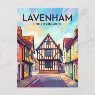 Cartão Postal Lavenham Reino Unido