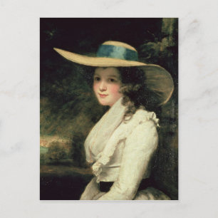 Cartão Postal Lavinia Bingham, Condessa segundo Spencer 1785-6