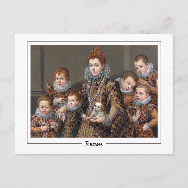 Cartão Postal Lavinia Fontana #6 - Cartão-postal de arte (Frente)