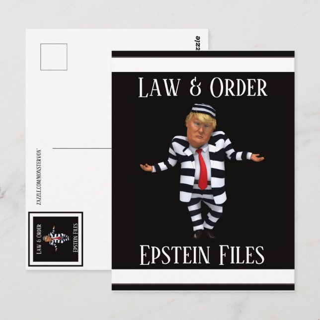 Cartão postal Law & Order (Frente/Verso)