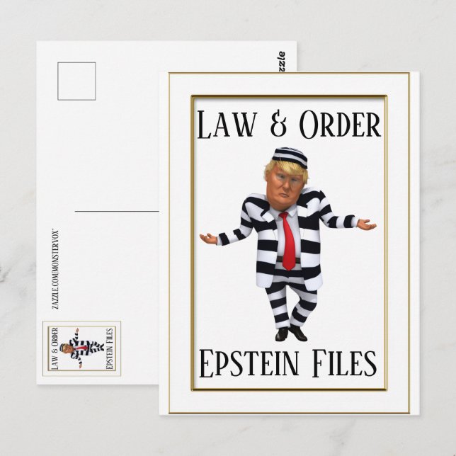 Cartão Postal Law & Order Postcard (Frente/Verso)