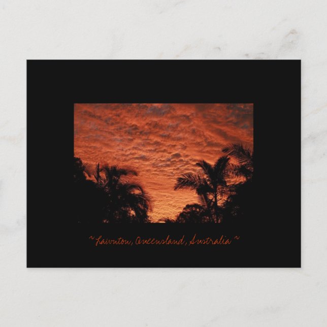 Cartão Postal Lawnton Sunset - Personalizado (Frente)