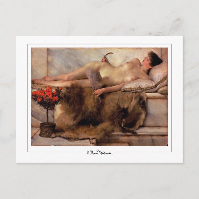 Cartão Postal Lawrence Alma-Tadema #189 - Cartão-postal de arte (Frente)