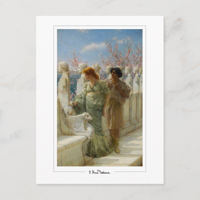 Cartão Postal Lawrence Alma-Tadema #34 - Cartão-postal de arte (Frente)