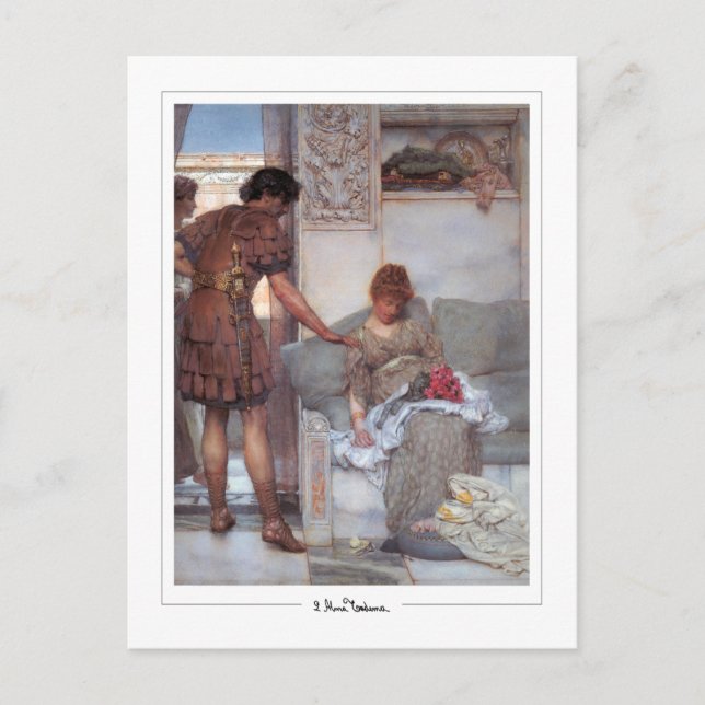 Cartão Postal Lawrence Alma-Tadema #84 - Cartão-postal de arte (Frente)