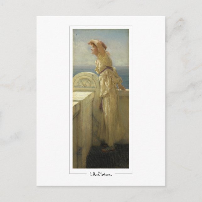 Cartão Postal Lawrence Alma-Tadema nº 13 - Cartão-postal de arte (Frente)