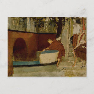 Cartão Postal Lawrence Alma-Tadema - O Embarque na Barcaça