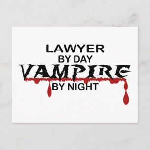 Cartão Postal Lawyer Vampire by Night