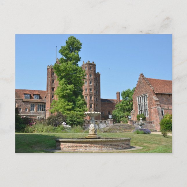 Cartão Postal Layer Marney Towers Essex (Frente)